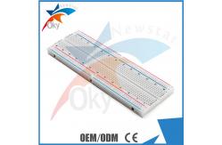China ABS 20 - 29 AWG Arduino Breadboard Kit , 830 Points Solderless PCB Breadboard supplier