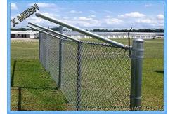 China Galvanized Garden Wire Mesh Chain Link Security Fence 50x50 Mm Size supplier