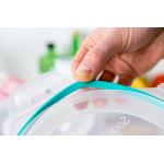 Food Grade Airtight Silicone Seal Rings Harmless -40 To 220°C Temperature Range for sale
