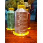 Embroidery Trilobal Polyester Filament Thread 120D/2 125G With Bright Luster
