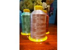 China Embroidery Trilobal Polyester Filament Thread 120D/2 125G With Bright Luster supplier