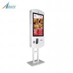 Restaurants Secure Bluetooth Self Ordering Kiosk Terminal With User Friendly Software for sale