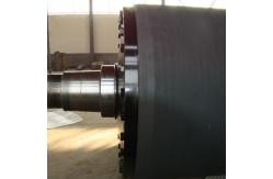 China Rubber Covered Section Press Grooved Roll For Paper Making Machine supplier