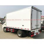 Mini Foton Refrigerated Box Truck Reefer Van Truck With 103HP Petrol Gasoline Engine