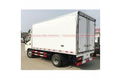 China Mini Foton Refrigerated Box Truck Reefer Van Truck With 103HP Petrol Gasoline Engine supplier