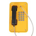 JR103-FK Line Powered Heavy Duty Telephone Vandal Proof With Rubber Keypad Yellow for sale