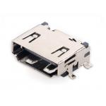 Horizontal HDMI PCB Socket Female SMT Type A Connector 10000 Cycles for sale
