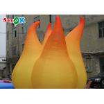 Event Decoration 5m Inflatable Flame Model With LED Light