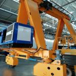 40 Ton Rubber Tyre Container Gantry Crane RTG Port Container Gantry Crane for sale