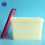 Recycle PP Square Food Buckets For Soda Cookies / Biscuit  Below 121℃ for sale