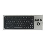86 Keys IP68 Waterproof Silicone Industrial Keyboard With Trackball Sealed Keyboard