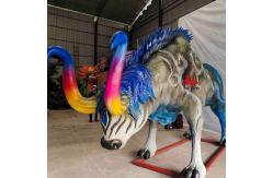China Infrared Sensor Theme Park Animatronics Mythical Chinese Creatures - Fei supplier