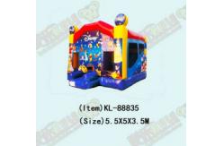 China Disneyland Inflatable Jumping Castle With Slides For Children supplier
