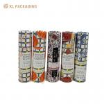 Biodegradable Customized Printed Paper Packaging Tubes Kraft Cardboard Oil Proof Lipstick Lip Balm Wrapping for sale