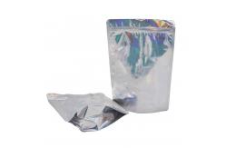 China 110 Microns Resealable Stand Up Pouches Mylar Flat Bottom Pouch supplier