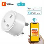 10A AC100V Smart Plug Socket UK Tuya Power Plug Alexa And Google Assistant for sale