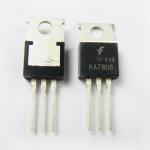Transistor KA7805 Transistor 7805 Voltage Regulator Original and New TO-220 NPN PMIC Fixed 1 Output 5V 1A KA7805 for sale