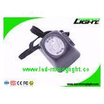 220g LED Mining Headlamp 8000lux Brightness For Fire Fighting / Overhauling for sale