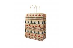 China Custom Offset Printed Paper Gift Bags With Handles Biodegradable supplier
