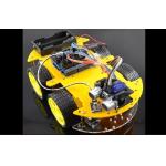 Professional Arduino Car Robot Yellow Black DIY Remote Control Car Parts