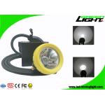 Underground LED Mining Light 10000lux 6.6Ah Rechargeable Battery With Low Power Warning