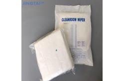China LCD Lint Free Cleaning Cloth Ultrasonic Sealed Edge Technology 105 G / M2 supplier