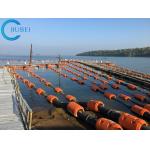 Mud Sand Dredging HDPE Pipe Floater Floating Sea Flange Connections 12inch SDR21