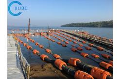 China Mud Sand Dredging HDPE Pipe Floater Floating Sea Flange Connections 12inch SDR21 supplier