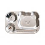 304 Stainless Steel Kids Dinner Plates Rectangle Smooth Edges for sale