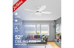 China 52inch 6 Speeds Remote LED Ceiling Fan With 5 ABS Blades supplier