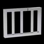 8 Half Mortise Tenon Steel Led Light Box Poster Frame for sale