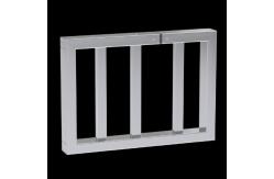 China 8 Half Mortise Tenon Steel Led Light Box Poster Frame supplier
