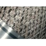 Silver Galvanized Welded 3.2mm Razor Wire Mesh 75x150mm Opening