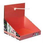 Eco Friendly Socks Scarf Display Case Custom Cardboard Countertop Display Boxes for sale