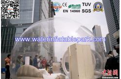 China Outdoor Transparent  Inflatable Bubble Tent  For Party , Clear Igloo Tent supplier