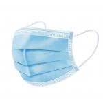 Non Woven Blue Disposable Face Mask 17.5*9.5cm Size OEM / ODM Available for sale