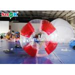 Inflatable Suit Game 1.5m 0.8mm PVC Inflatable Bubble Soccer Transparent / Red / Green Color for sale