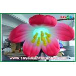 1.5m Diameter Inflatable Lighting Decoration Flower / inflatable Flower Lighting for sale