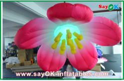 China 1.5m Diameter Inflatable Lighting Decoration Flower / inflatable Flower Lighting supplier