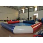 Adult Outdoor Inflatable Family Pool , Durable Funny / Cool Pool Inflatables 10 X 10m for sale