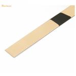 Stainless Steel Peel And Stick Decorative Wall Tile Trim 3048mm Length for sale