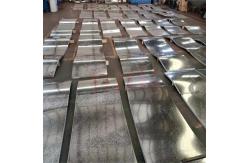China SPCC Galvanized Steel Sheets EN10214 80g Zinc Layer 1500*6000mm 3mm Sliver Surface supplier