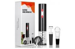 China Touch Corkscrew Bottle Opener Kit Automatic Electric Wine Opener Set supplier
