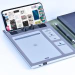 Custom A5 Pu Leather Wireless Charging Notebook Business Multifunction for sale