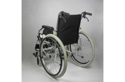 China Solid Aluminum Manual Wheelchair Plastic Handwheel United Brake QK869L supplier