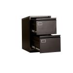 Modern Steel Storage Vertical Pedestal 2 Drawer Metal File Cabinet Customized for sale