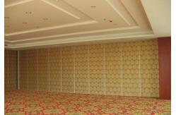 China Custom Movable Partition Walls System With Aluminium Frame Sliding Track Roller supplier