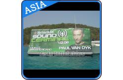 China Banner Painting Styple Water Advertising Inflatables Floating Billboard supplier