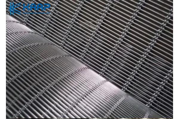 Commercial Decorative Wire Grilles , Decorative Mesh Grilles Simplified Structure