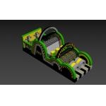 Outdoor Park Playground Inflatable Obstacles Toxic With Slide for sale